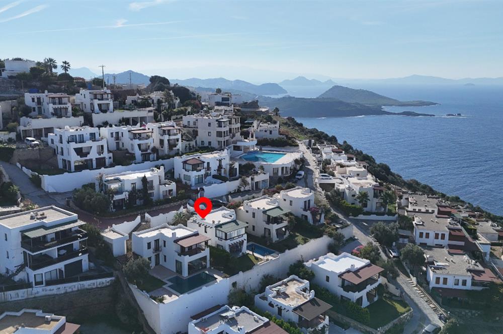 Bodrum Koyunbaba Deniz Manzaralı Havuzlu Villa