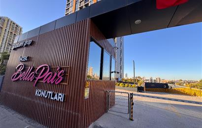 İNCEK BELLA PAİS KONUTLARINDA BAHÇE KULLANIMLI KİRALIK 1+1 DAİRE