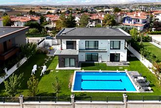 GÖLBAŞI DOKTORLAR SİTESİ,YENİ KISIMDA HAVUZLU VİLLA  - 1 - 30440