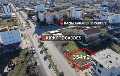 KIRKGÖZ CADDESİ ÜSTÜ 354m2 TİCARİ+KONUT İMARLI SATILIK ARSA