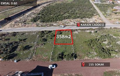 DÖŞEMEALTI YENİKÖY 358m2 TİCARİ+KONUT İMARLI SATILIK ARSA