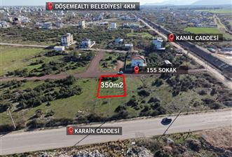 DÖŞEMEALTI YENİKÖY 350m2 KONUT İMARLI SATILIK ARSA - 2 - 30508