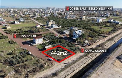 DÖŞEMALTI YENİKÖY 442m2 KONUT İMARLI SATILIK ARSA