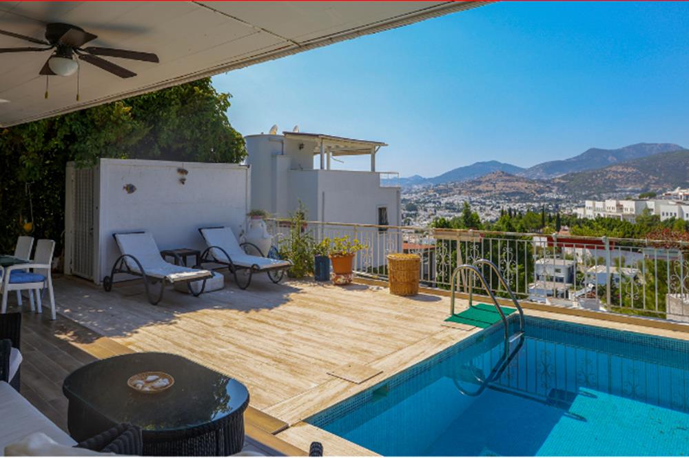 BODRUM KUMBAHÇE 2+ 1 FULL EŞYALI HAVUZLU  YILLIK KİRALIK DAİRE