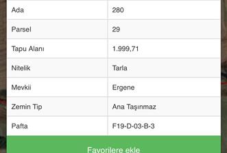 ERGENE VAKIFLAR MAHALLESİ SATILIK TARLA - 4 - 30493