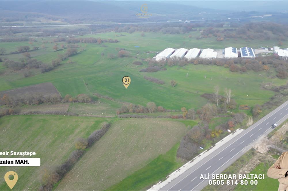 C21 Bal'dan Savaştepe Bozalan Mah. Satılık Tarla