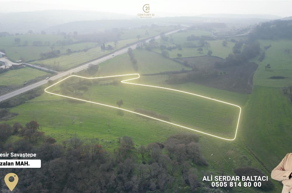 C21 Bal'dan Savaştepe Bozalan Mah. Satılık Tarla