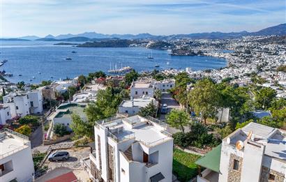 Bodrum Kumbahçe Kale ve Deniz Manzaralı Satılık Müstakil Villa