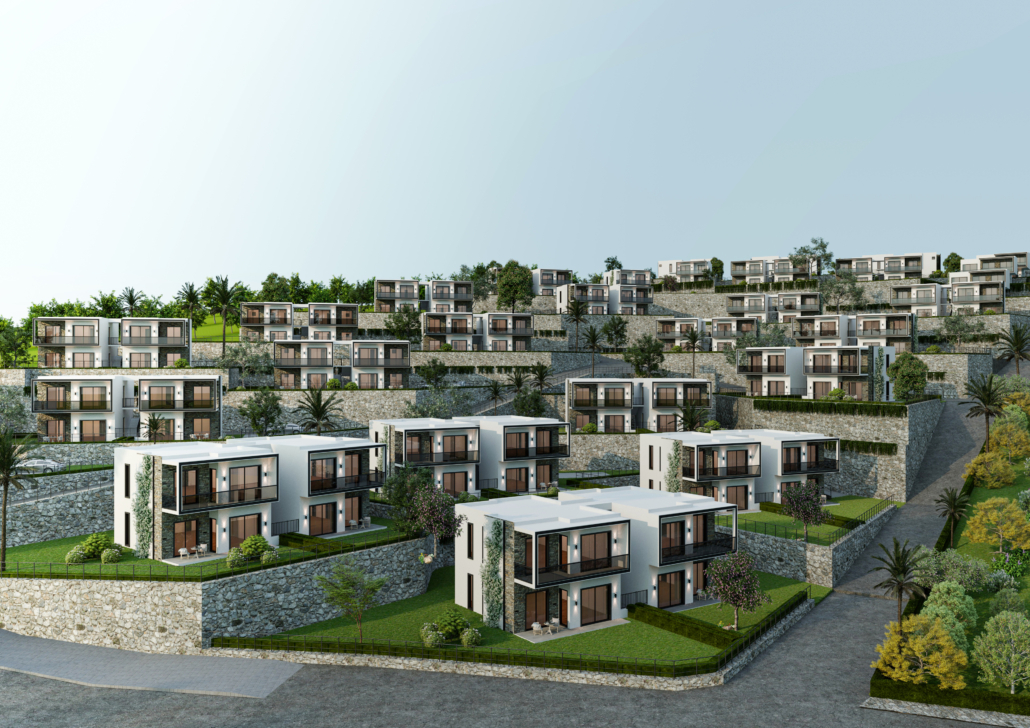 Bodrum Adabükü Blue Life Sitesinde Satılık Sıfır Daire