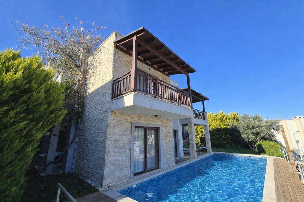 Bodrum Gündoğan’da Özel Havuzlu, Müstakil, Güvenlikli Site İçinde Lüks Yaşam    