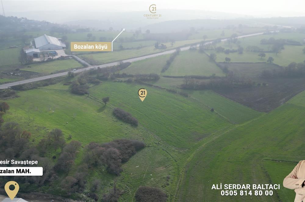C21 Bal'dan Savaştepe Bozalan Mah. Satılık Tarla