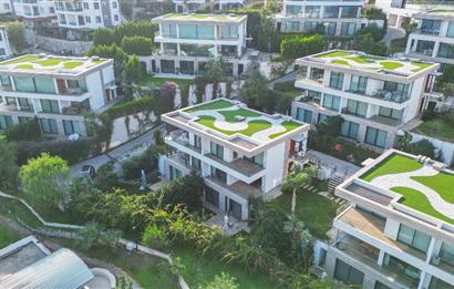 Bodrum Bitez Plajlı Sitede Kiralık Villa