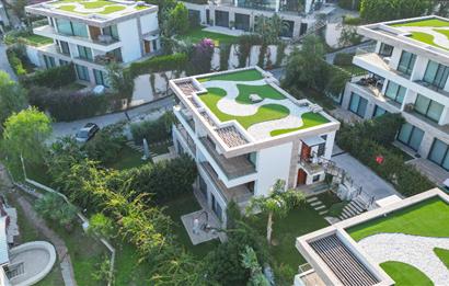 Bodrum Bitez Plajlı Sitede Kiralık Villa