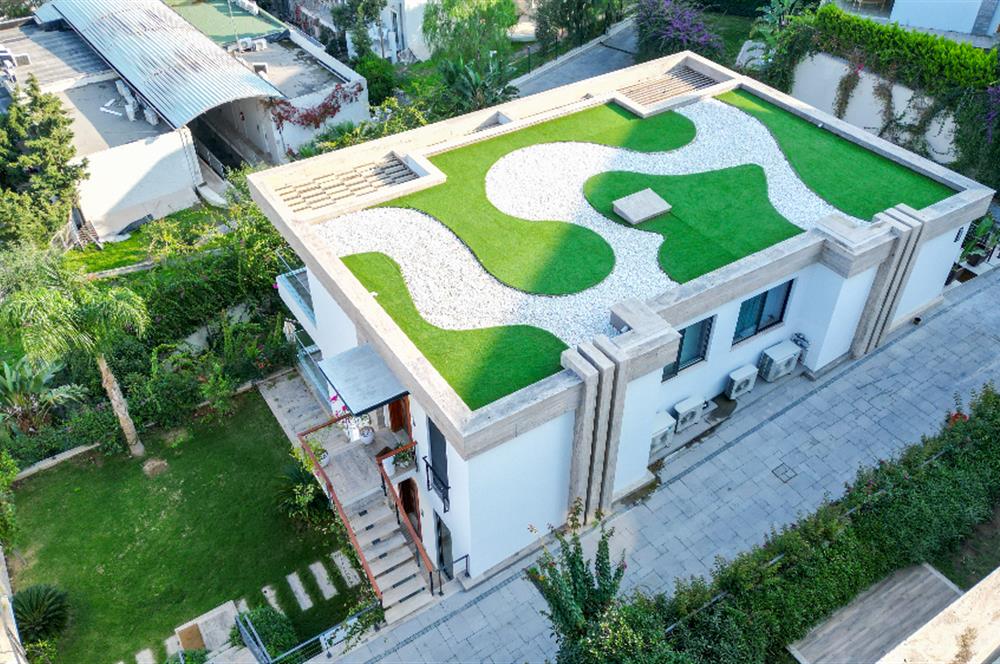 Bodrum Bitez Plajlı Sitede Kiralık Villa