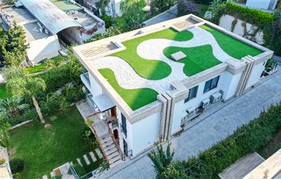 Bodrum Bitez Plajlı Sitede Kiralık Villa