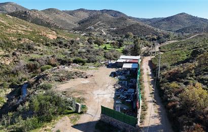 Bodrum Dereköy Kavakderesi’nde Dereye Cepheli, Yapı Kayıt Alanı Bulunan 8.437 m² Arazi