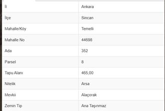 ANKARA TEMELLİDE SATILIK TEK TAPU KÖŞE PARSEL - 8 - 30567