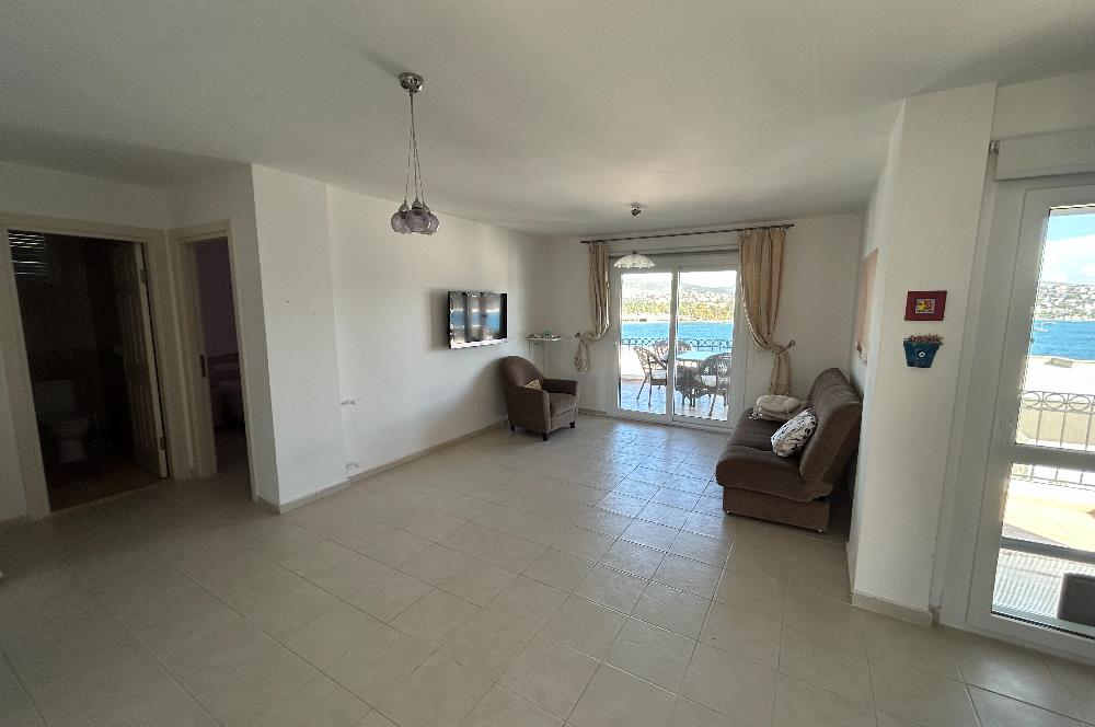Bodrum Bitez Sarnıç Sitesi Plajlı Kiralık Üst Kat 2+1 Daire