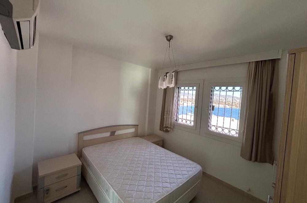 Bodrum Bitez Sarnıç Sitesi Plajlı Kiralık Üst Kat 2+1 Daire