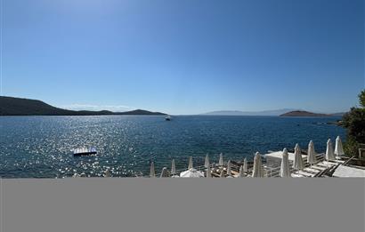 Bodrum Bitez Sarnıç Sitesi Plajlı Satılık Bahçe Katı 3+1 Daire