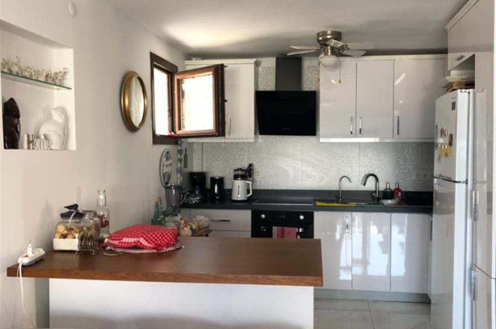 Bodrum Bağla Bank Ev Sitesi'nde Manzaralı Yazlık Kiralık Dubleks