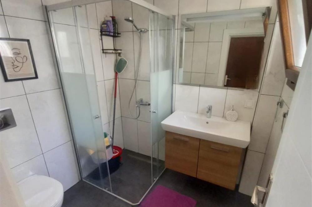 Bodrum Bağla Bank Ev Sitesi'nde Manzaralı Yazlık Kiralık Dubleks