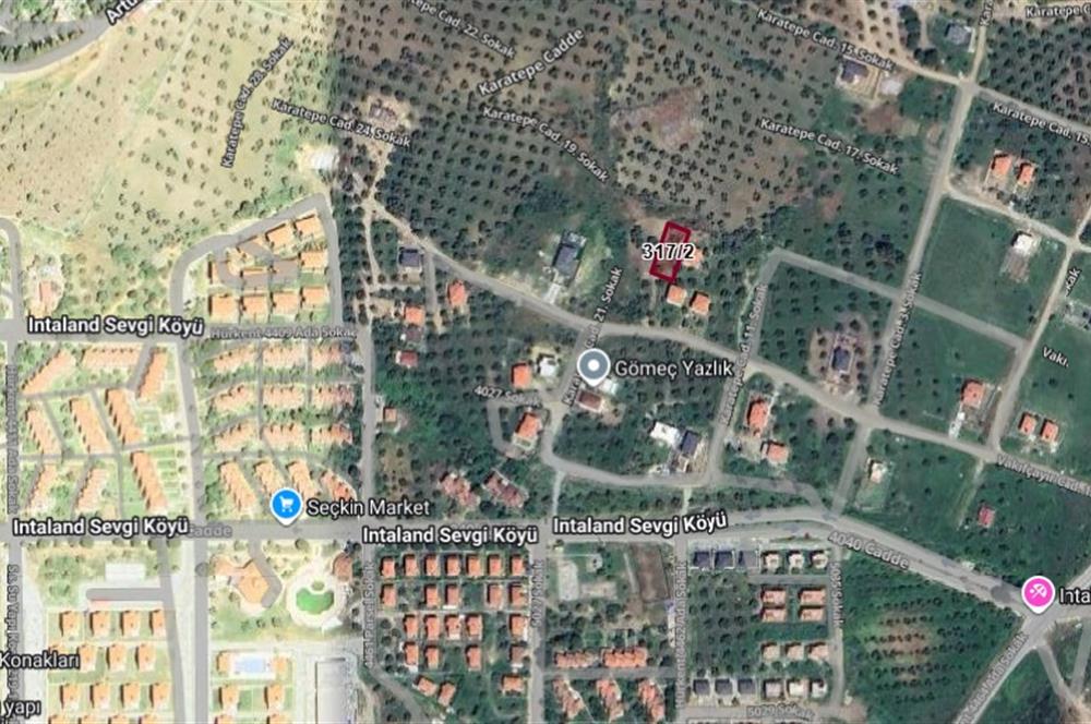 Gömeç Karaağaç'ta Satılık, 500 m² Villa Arsası