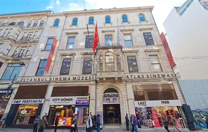 İSTİKLAL CADDESİ ATLAS PASAJININ EN BÜYÜK DÜKKANI SATILIK