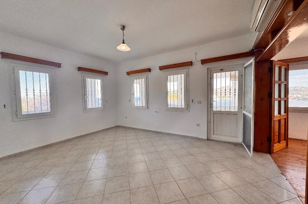 Bodrum Yalıkavak Tilkicikte Yıllık Kiralık Panoramik Deniz Manzaralı Denize Sıfır 3+1 Eşyasız Daire