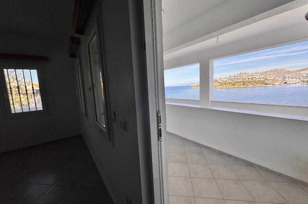 Bodrum Yalıkavak Tilkicikte Yıllık Kiralık Panoramik Deniz Manzaralı Denize Sıfır 3+1 Eşyasız Daire