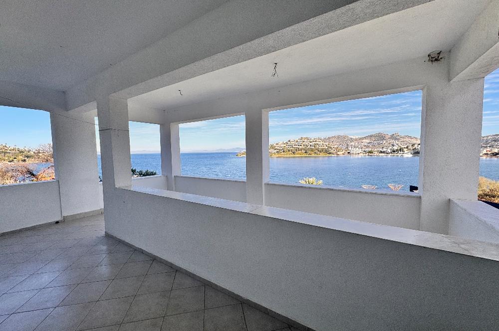 Bodrum Yalıkavak Tilkicikte Yıllık Kiralık Panoramik Deniz Manzaralı Denize Sıfır 3+1 Eşyasız Daire