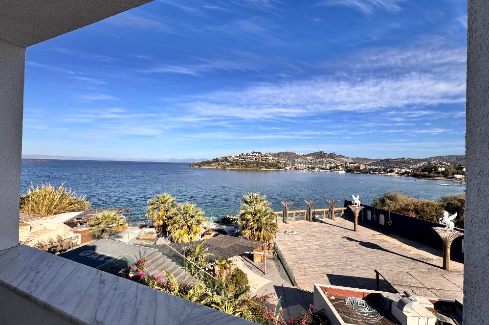 Bodrum Yalıkavak Tilkicikte Yıllık Kiralık Panoramik Deniz Manzaralı Denize Sıfır 3+1 Eşyasız Daire