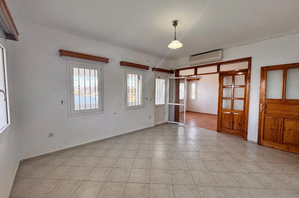 Bodrum Yalıkavak Tilkicikte Yıllık Kiralık Panoramik Deniz Manzaralı Denize Sıfır 3+1 Eşyasız Daire