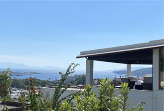 Bodrum Mutlu Sitesi Yenilenmiş Manzaralı Dubleks Villa - 7 - 30626