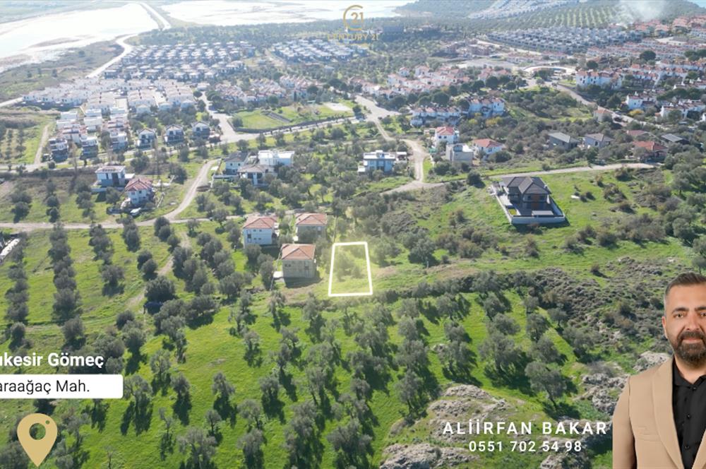 Gömeç Karaağaç'ta Satılık, 500 m² Villa Arsası