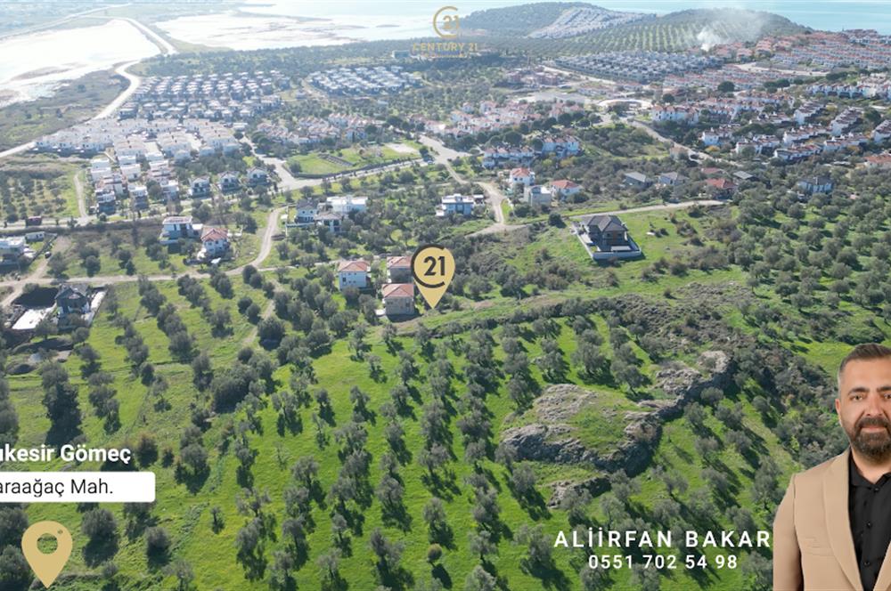 Gömeç Karaağaç'ta Satılık, 500 m² Villa Arsası