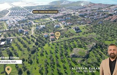 Gömeç Karaağaç'ta Satılık, 500 m² Villa Arsası