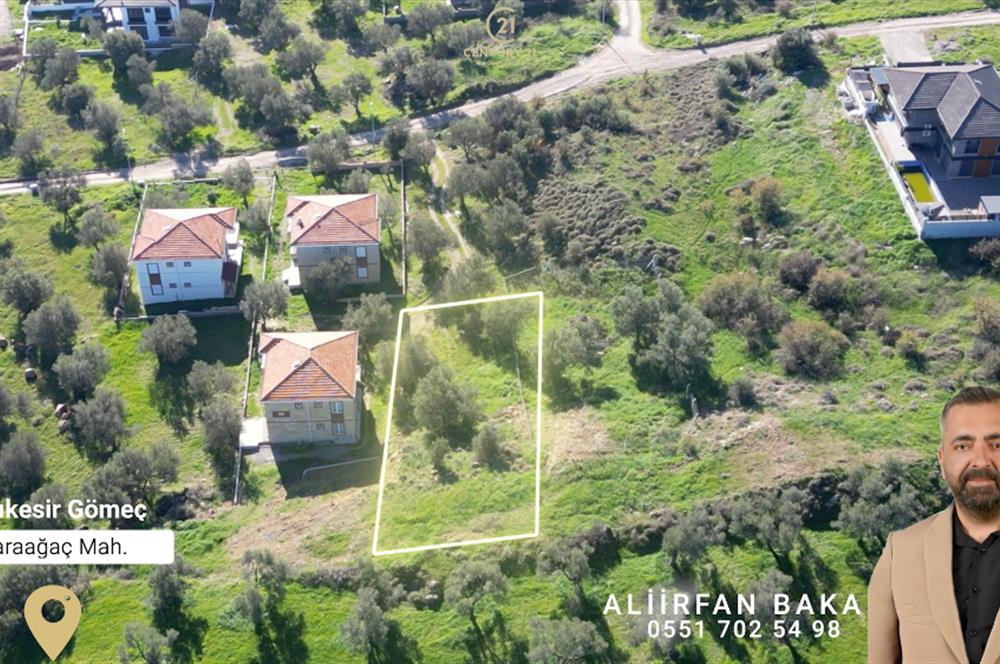 Gömeç Karaağaç'ta Satılık, 500 m² Villa Arsası