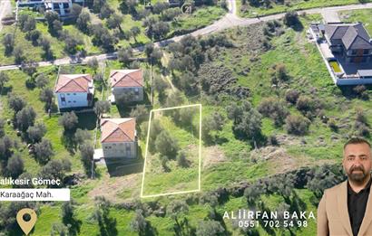 Gömeç Karaağaç'ta Satılık, 500 m² Villa Arsası