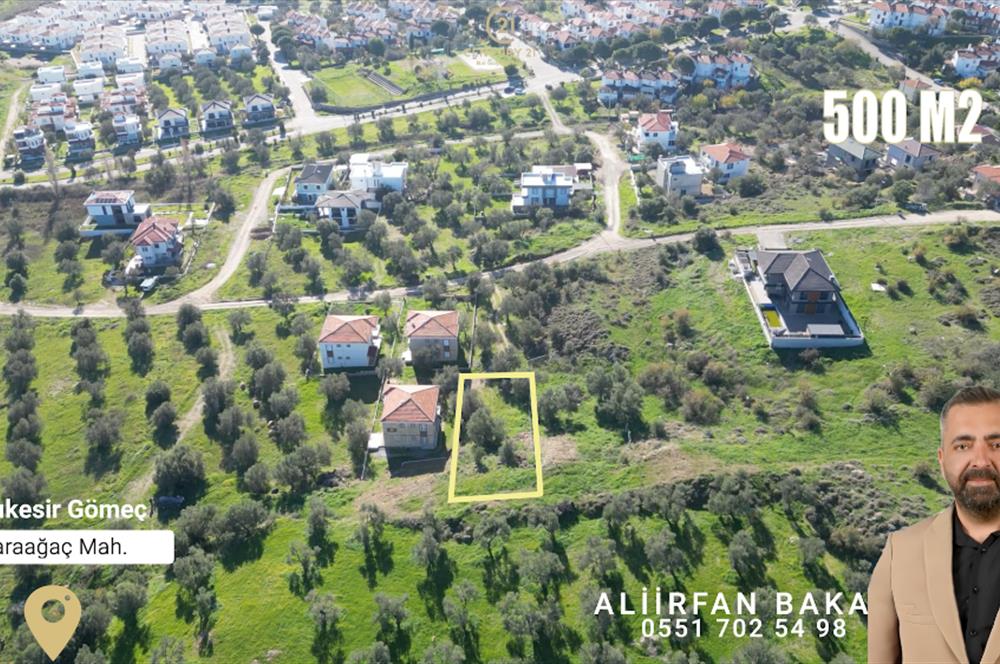 Gömeç Karaağaç'ta Satılık, 500 m² Villa Arsası