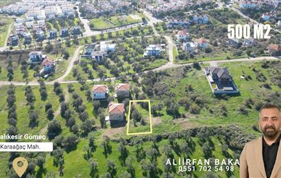 Gömeç Karaağaç'ta Satılık, 500 m² Villa Arsası