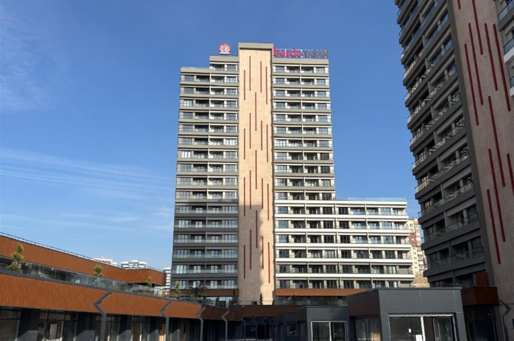 Bordo Yaşam’da 16. Kat | Manzaralı | Sıfır 1+1 | Havuz–Spor–OtoP