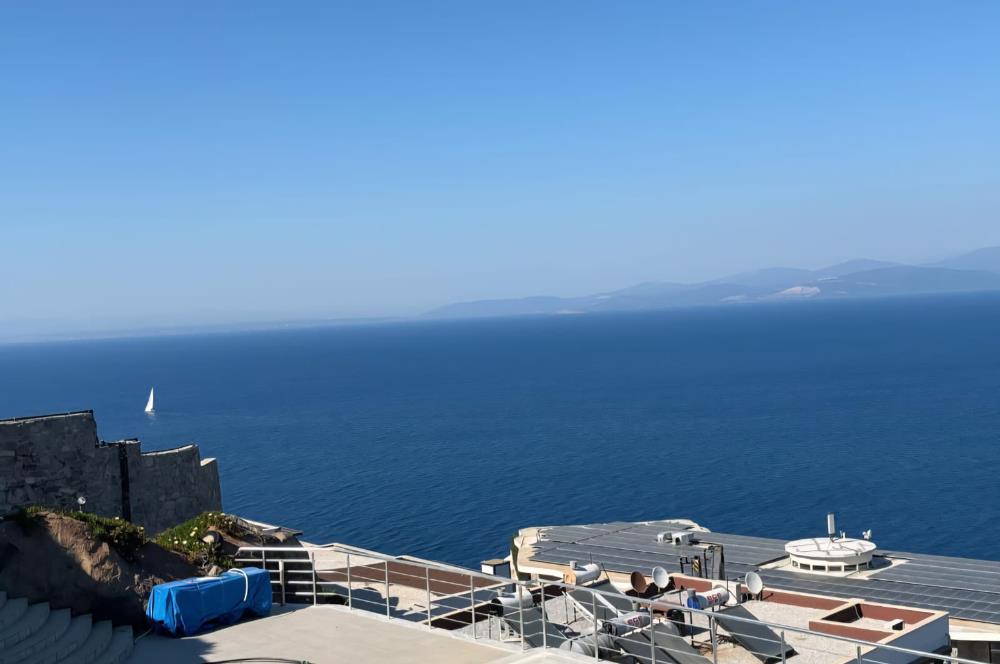 Bodrum Gündoğan Kızılburunda Eşsiz Deniz Manzaralı Satılık Daire