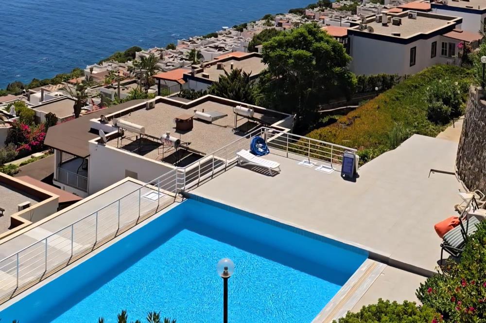Bodrum Gündoğan Kızılburunda Eşsiz Deniz Manzaralı Satılık Daire