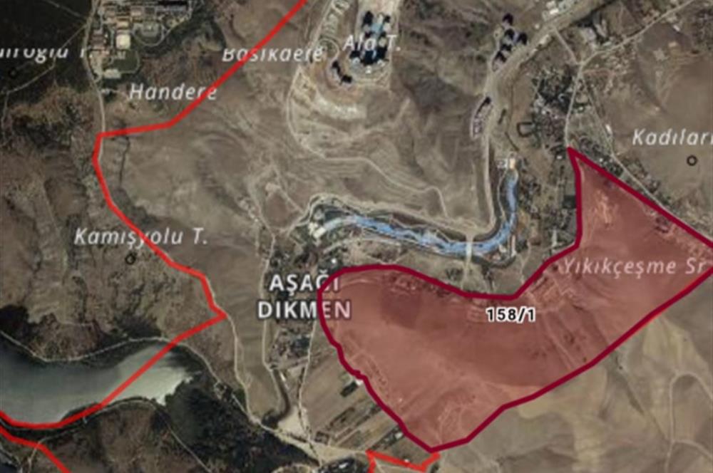 MÜHYE'DE ESKİ 896 PARSEL YENİ 158/1 DE 455 m2 SATILIK ARSA