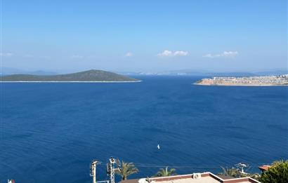 Bodrum Gündoğan Kızılburunda Eşsiz Deniz Manzaralı Satılık Daire