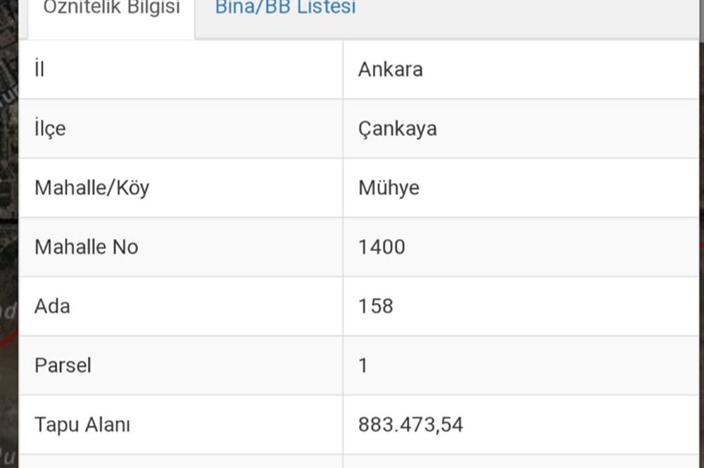 MÜHYE'DE ESKİ 896 PARSEL YENİ 158/1 DE 455 m2 SATILIK ARSA