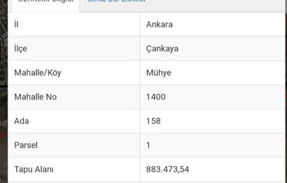 MÜHYE'DE ESKİ 896 PARSEL YENİ 158/1 DE 455 m2 SATILIK ARSA