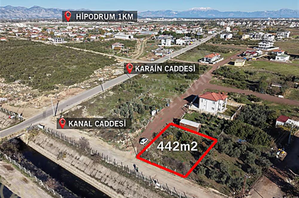 DÖŞEMALTI YENİKÖY 442m2 KONUT İMARLI SATILIK ARSA