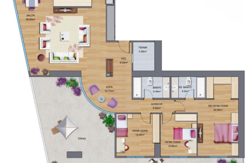 Maslak 1453 Yüksek Kat Satılık LOFT 3.5+1 CITIZENSHIP